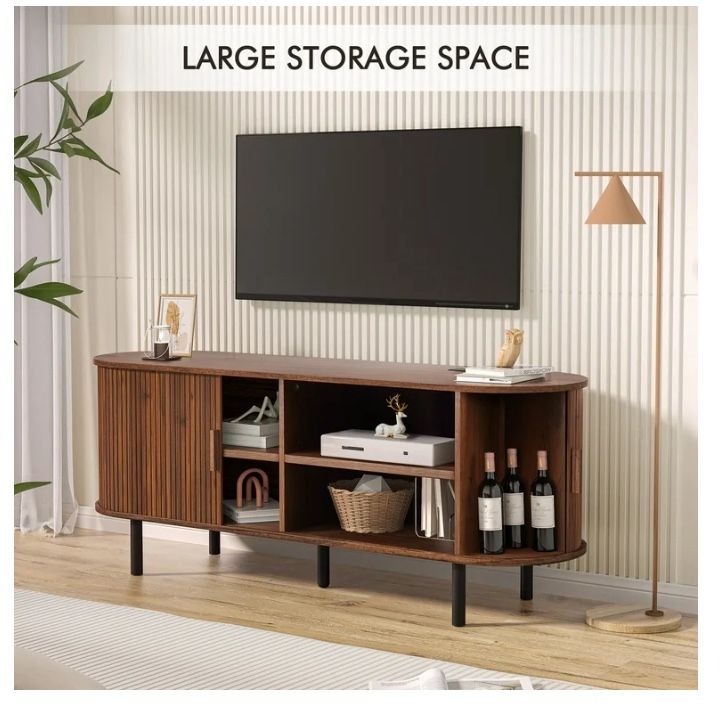 Tambour Door Tv Stand NEW