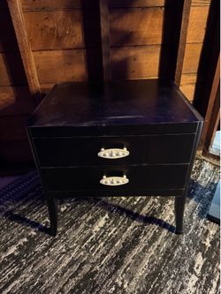 Black Side Table