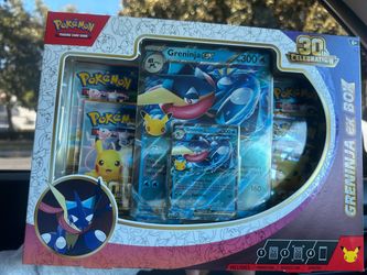 30th anniversary pokemon greninja ex box