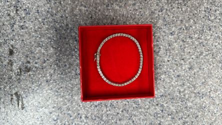 14KT DIAMOND TENNIS BRACELET 