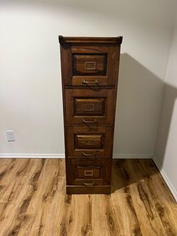 vintage oak drawer cabinet