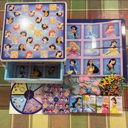 Princess Wood Box And Games