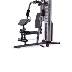 Marcy Pro MWM-988 Home Gym System 150 Pound Adjustable Weight Stack Machine W/ Attachments - Pickup Only