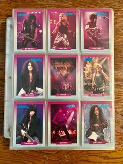 1991 Brockum Rock Cards Complete Full Set In Great Condition