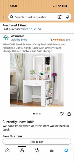 Girl Vanity