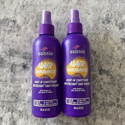 Aussie Hair Insurance Leave-In Conditioner Jojoba Oil 8 fl oz All Hair Types