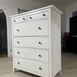 $350.- EACH ONE✅Set Of 2 IKEA White Hemnes Tall Dresser 6 Deep Drawers Cajonera Brand New Conditions Firm Price 