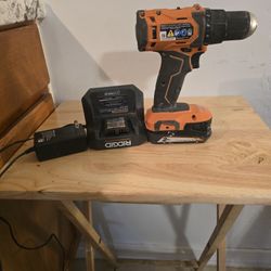 18V Cordless 1/2 in. Hammer Drill Kit with 2.0 Ah Battery, Charger,