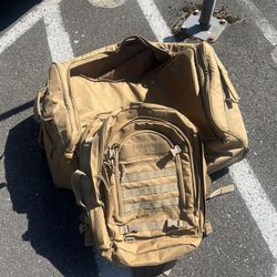 Tan Tactical Backpack 