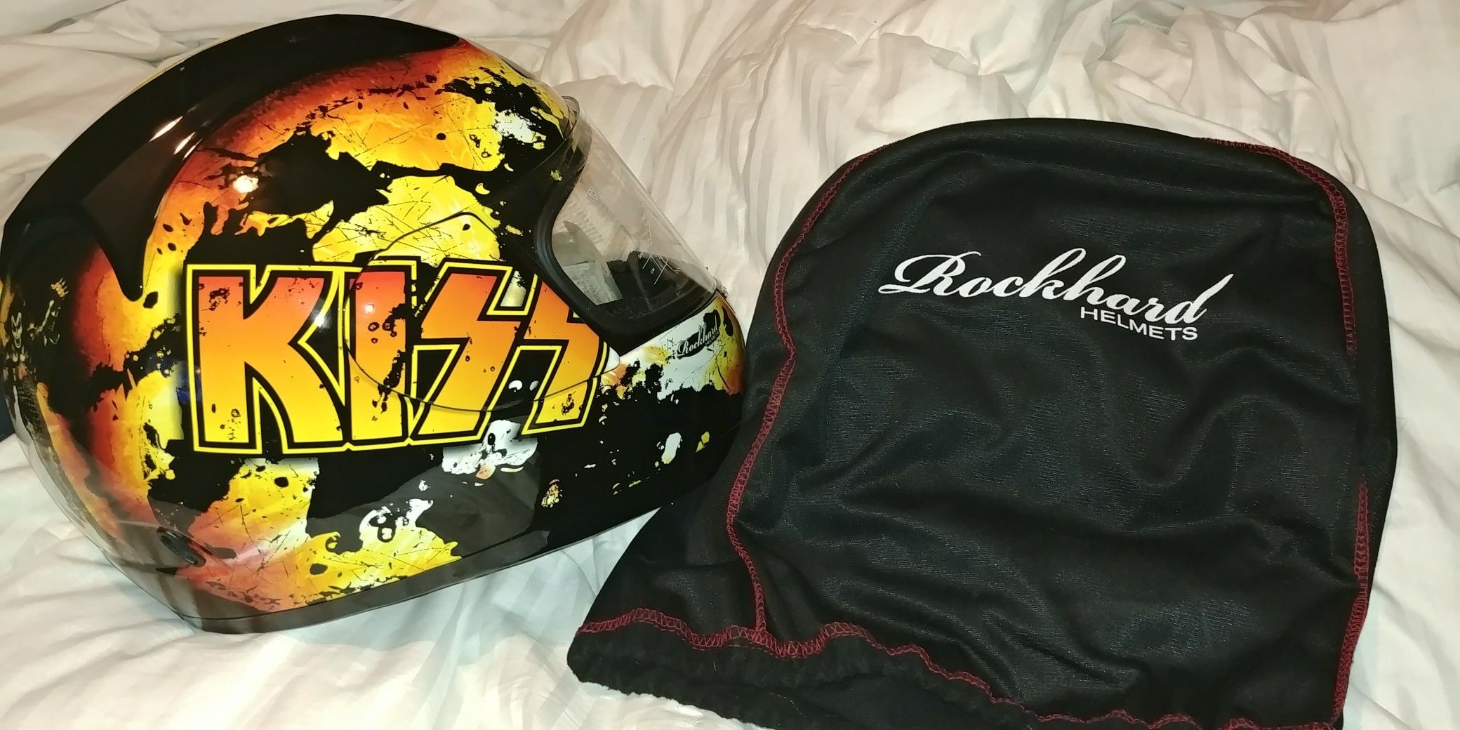 Limited edition Kiss Destroyer motorcycle helmet by Rockhard
