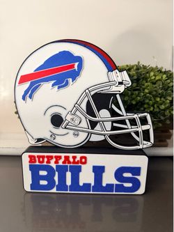 Buffalo bills helmet sign