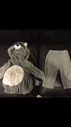 Racon costume 6-9months