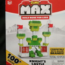 Zuru Max Build More Knights Castle Construction Set 100+ Pieces New 