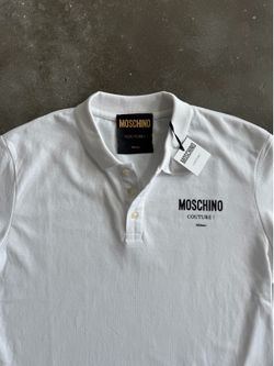 NEW Moschino Couture AUTHENTIC Short Sleeve Polo US Size  Large /40