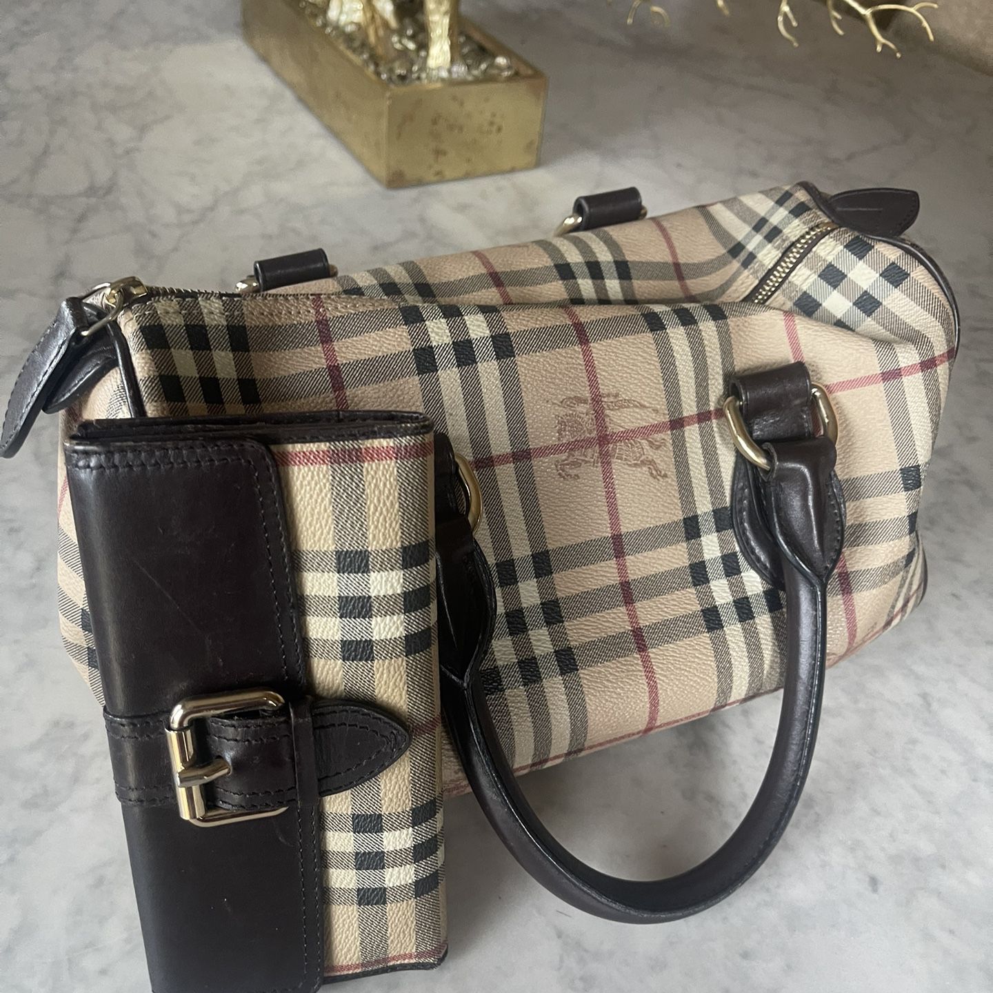 Burberry Bag And Wallet 