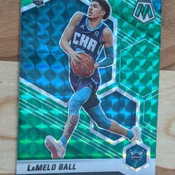 2020-21 Mosaic LaMelo Ball Teal Prizm Rookie