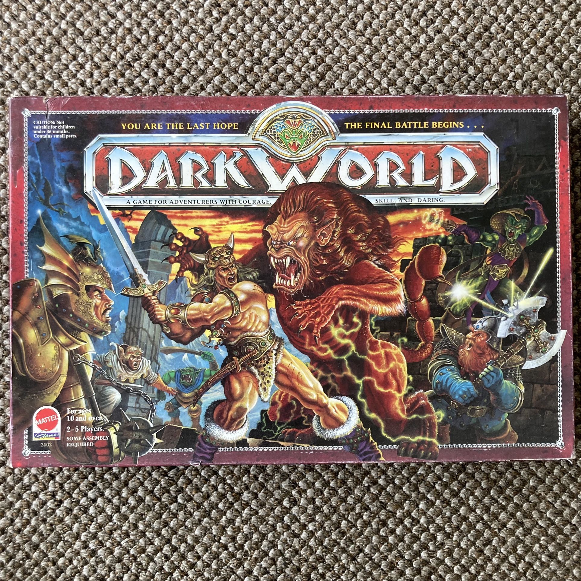 Mattel Dark World Board Game 