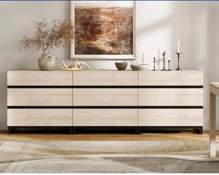 95 in Multifunctional Dresser with 9 drawers. Brand new in 3 box.