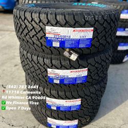 275/65R18 Atlander A/T New Set of Tires Installed and Balanced Set de Llantas Nuevas Instaladas y Balanceadas