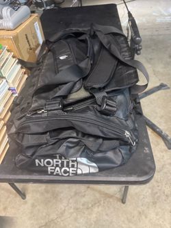 The North Face Black Duffel Backpack