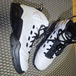 Like New Nike Air Jordan 6-17-23 Black & White with Music Note Tongue - Size 9.5
