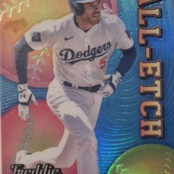 2024 Topps Chrome All-Etch Refractor Freddie Freeman Dodgers