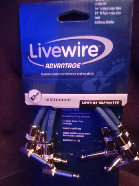 Livewire F/X pedal cords