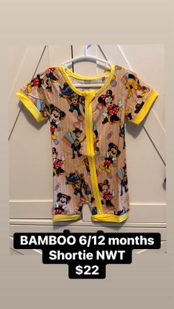 BAMBOO Shortie Mickey/Toy Story 6/12 months
