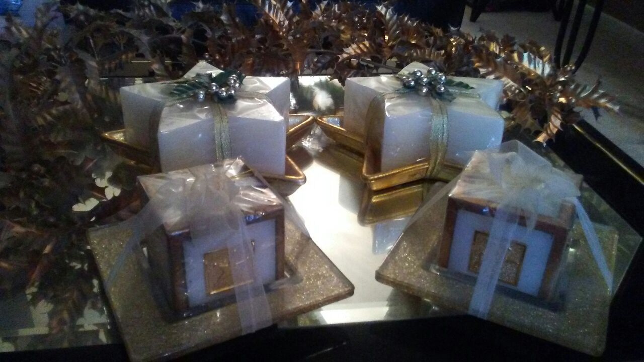 Candles with candle holder