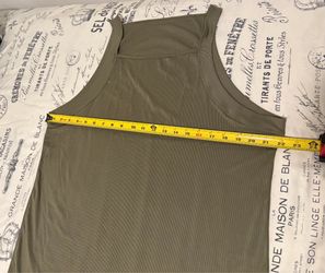 Olive Green Tank Top XL