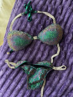 Fitness bikini competition suit