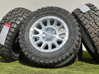 F250 New 20” Method 709 Polished Rims 8x170 Ford F-250 Wheels F350 35x12.50R20 Tires R/T FX4 F-350 