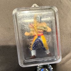 Vintage Vega Street Fighter Keychain In Box From 1992