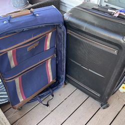 2 Large Suitcases FREE