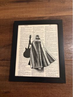 Darth Vader guitar art