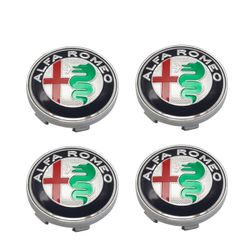 4pcs Alfa Romeo Wheel Center Caps 
