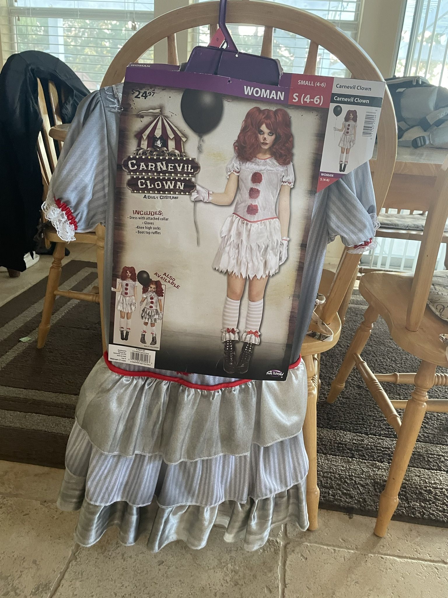 Adult Carnevil Clown Costume