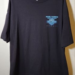 PEARL HARBOR HAWAII HARLEY DAVIDSON T-SHIRT MEN'S SIZE 2XL