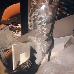 Brand New Women's Rodeo Style Black Boots