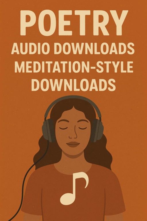 Poetry Inspired Meditation Styled Audio