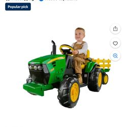 Peg Perego 12V John Deere Ground Force Ride-on Tractor