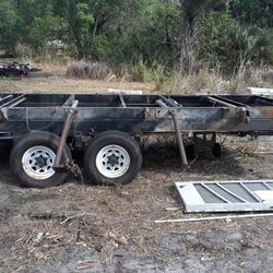 30 Ft X 8 Ft Trailer Frame For Tiny Home Build