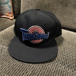 Space Jam - Snapback Hat - Unisex Adult - Black - New