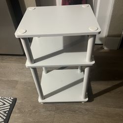Great Moving Deal New White Little End Table 