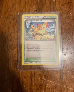Pokemon Champions Festival English 2015 Worlds | XY91 | Very rare