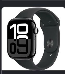 Apple Watch Series 10 w 46 mm black sports band