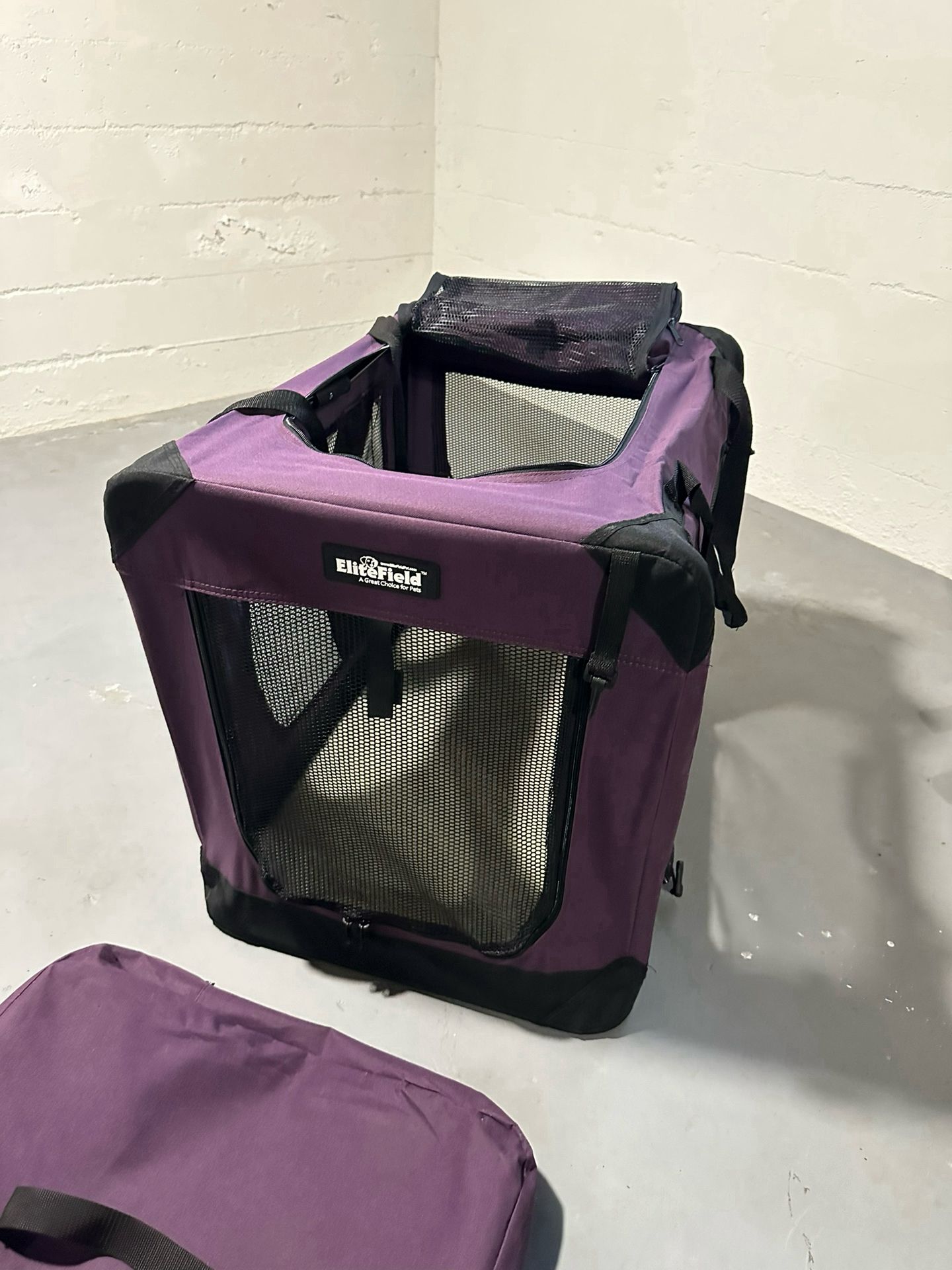 EliteField 3-Door Collapsible Soft-Sided Dog Crate