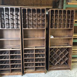Custom wine bar cabinets