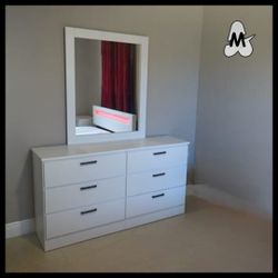 NEW DOUBLE DRESSER WITH MIRROR 😊 ASSEMBLED