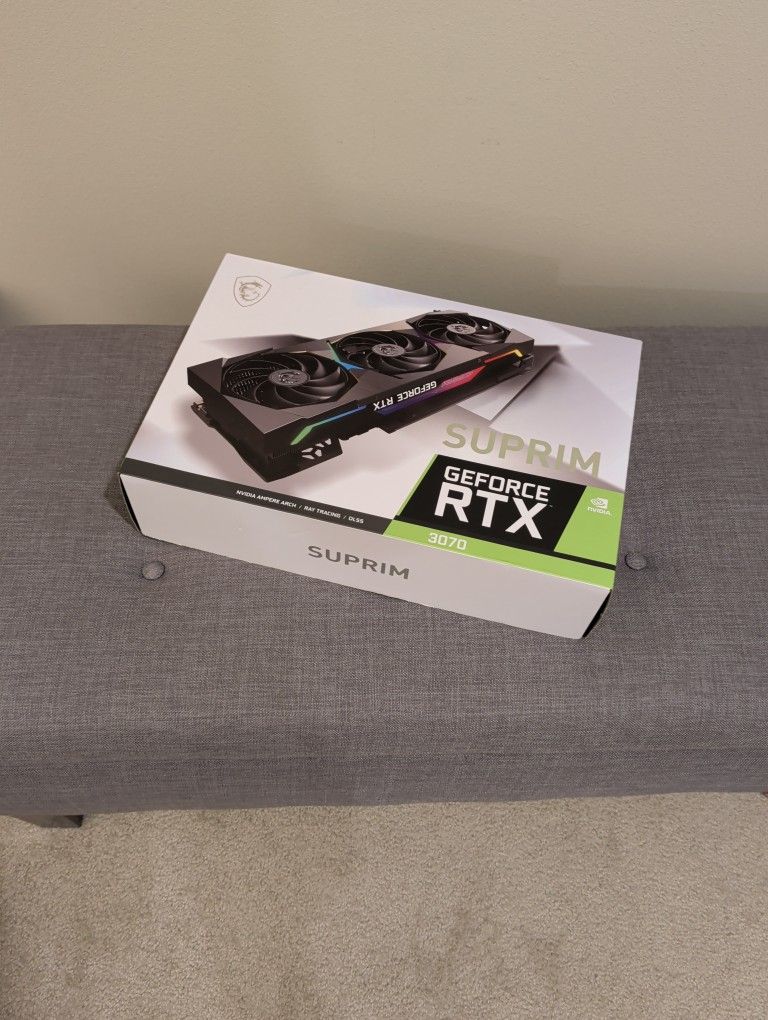 MSI RTX 3070 SUPRIM X 8GB GDDR6